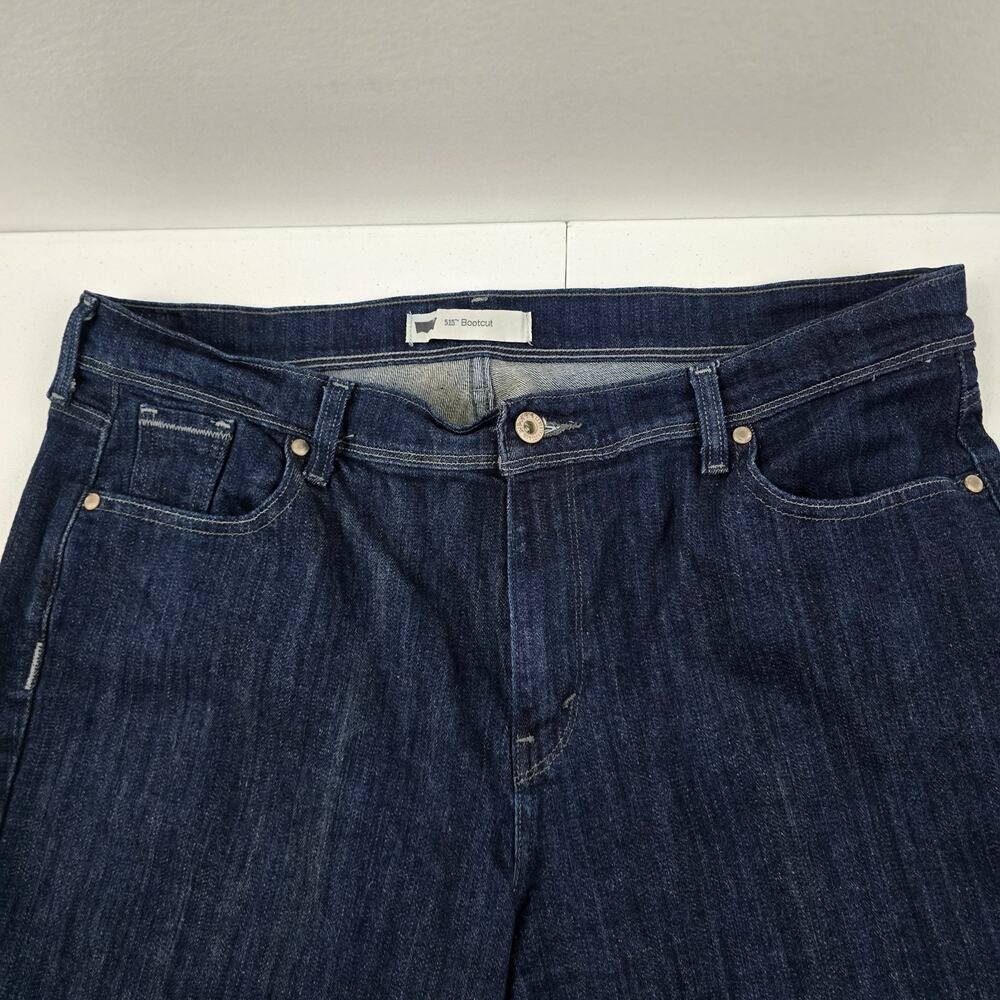 Levi's 515 bootcut jeans 16L 33x34 blue deniim womens 5657 - Picture 2 of 14